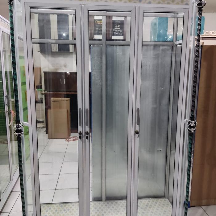 LEMARI PAKAIAN GAMIS LEMARI ALUMUNIUM LEMARI 2 PINTU LEMARI GAMIS - 3 PINTU