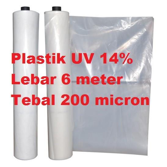 *#*#*#] Plastik UV 14% Lebar 6 Meter Tebal 200 micron