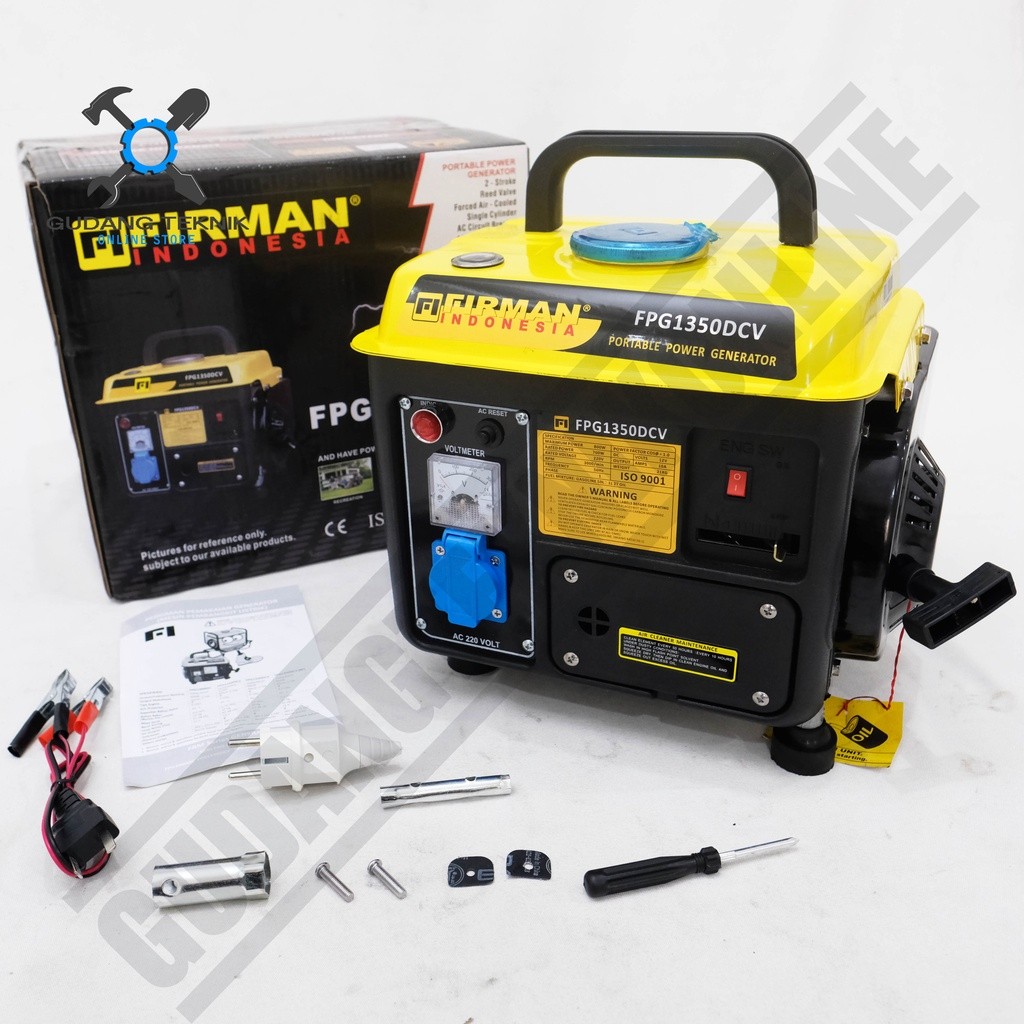 HARGA PROMO SPESIAL (GARANSI UANG KEMBALI KLAU ADA RUSAK ATAU TIDK SESUAI) Genset Firman FPG1350DCV 