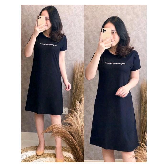 TERLARIS DASTER WANITA LEMONE RAYON SPANDEK JATUH ADEM DRESS KATUN NYAMAN