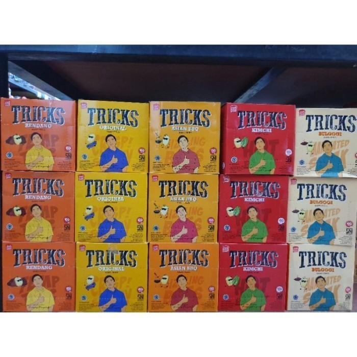 Snack Kentang TRICKS Enak 1 dus isi 24 box @ 60 gram