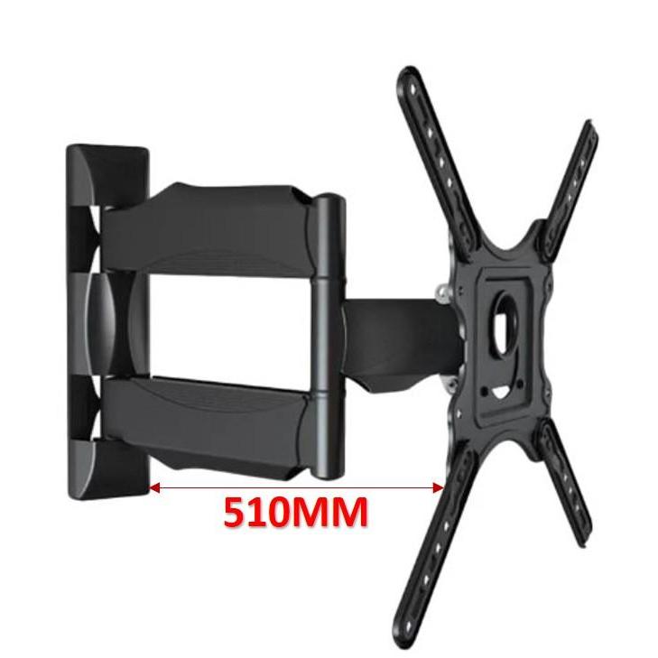 Breket Brecket Bracket Tv Lengan Swivel Untuk Tv Led Uhd 32-55 Inc Dengan Fisher Tembok & Baut