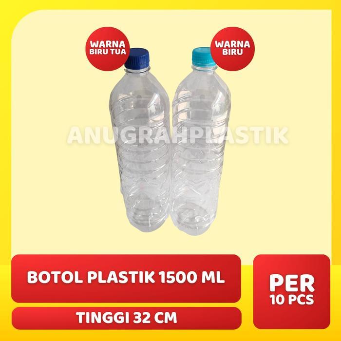Botol Plastik 1500 ml / Botol Plastik Ulir Aqua uk 1500 ml PER BALL