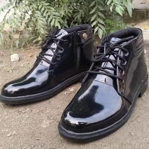 sepatu pdh satpam kilap Resleting