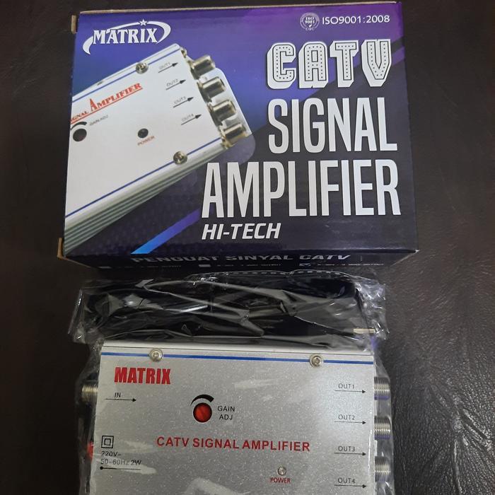 Booster Antena TV Digital / Penguat Signal TV - Original Matrix