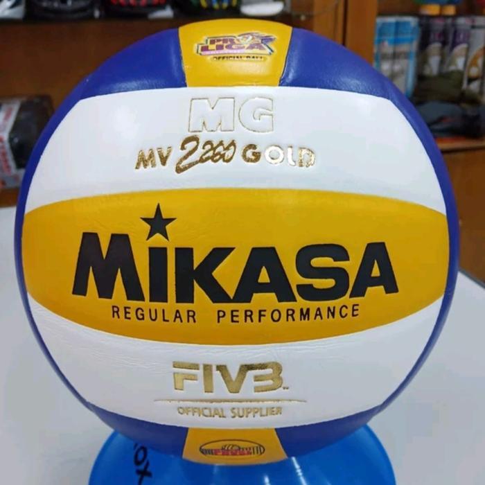 ASLI Bola Volleyb Volley Voli Voly Poli Poly B MGMV 2200 Gold Size 5 ginal READY STOCK