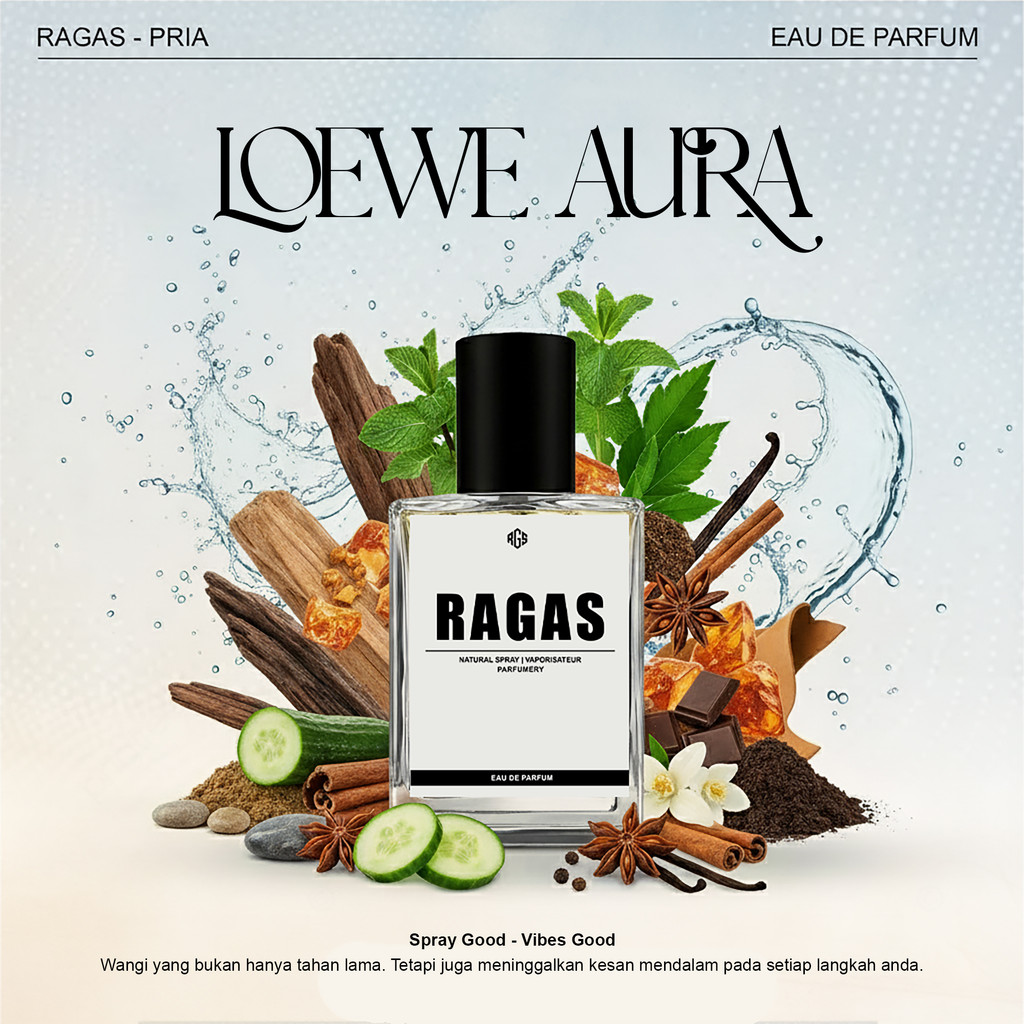 PARFUM LOEWE AURA | Parfum pria disukai wanita - Minyak Wangi Pria - Parfum Cowok