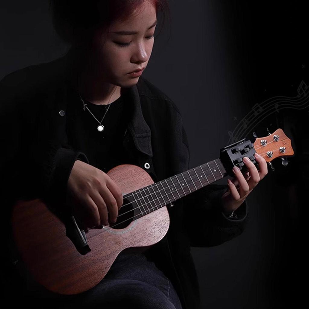 Ukulele Teaching Practice Aid Lightweight Silicone Trainer for Mini Guitar Ukulele Beginner Chord