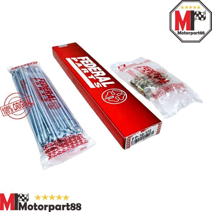 JARI JARI VELG JERUJI SPOKE SET FP-10-172 DEPAN WIN SMASH DISC SHOGUN 110 125 TORNADO TRS FEDERAL