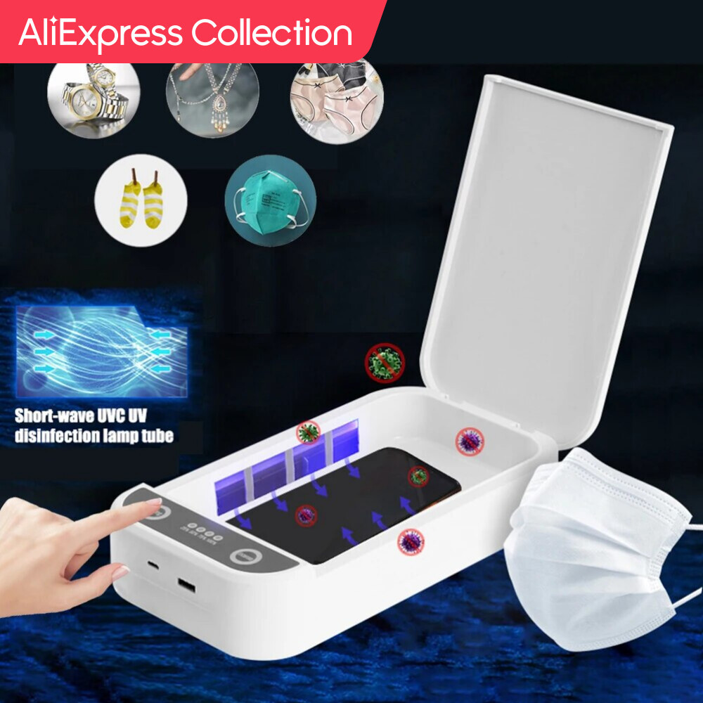AliExpress Collection Disinfection Box Uv 10w Multifunctional Mobile Phone Wireless Charger Disinfec