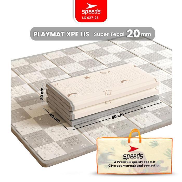 Speeds Playmate Bayi Playmate 180 x 200 Tebal 20mm Karpet Playmate Lipat Anak 027-23