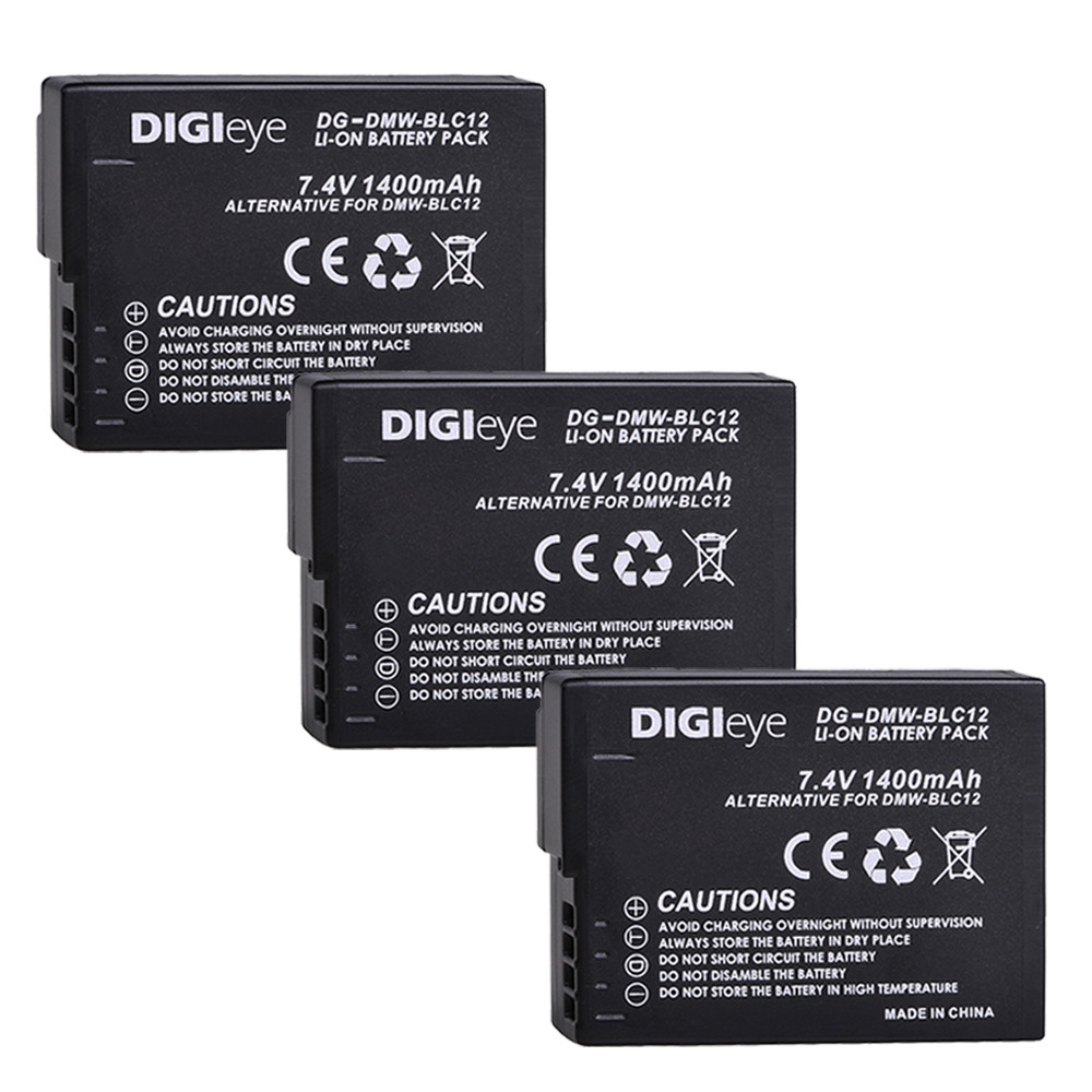 DMW-BLC12 BLC12E BLC12PP DMWBLC12 Batteries for Panasonic Lumix DMC-G5 G6 G7 GX8 G85 GH2 DMC-FZ200 F