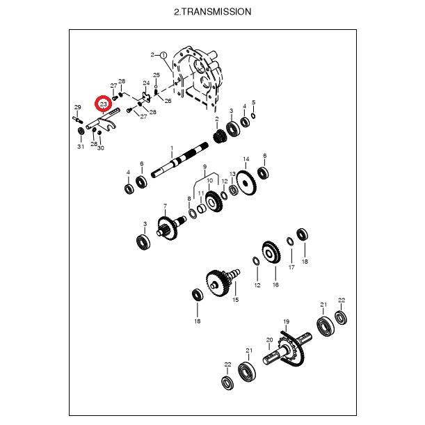 Fork Cmp Cultivator TE550N YANMAR