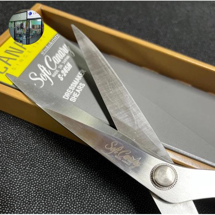 Gunting kain bahan Soft Canary S-245 9"