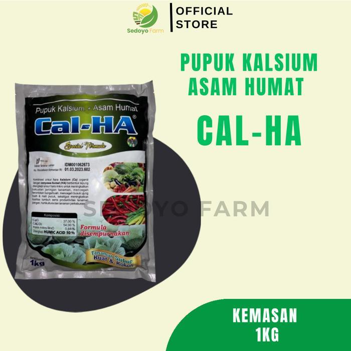 SALE Cal-HA Pupuk Kalsium+Asam Humat KEMASAN ASLI PABRIK 1 kg Tanah Tanaman Jeruk Tomat TERMURAH