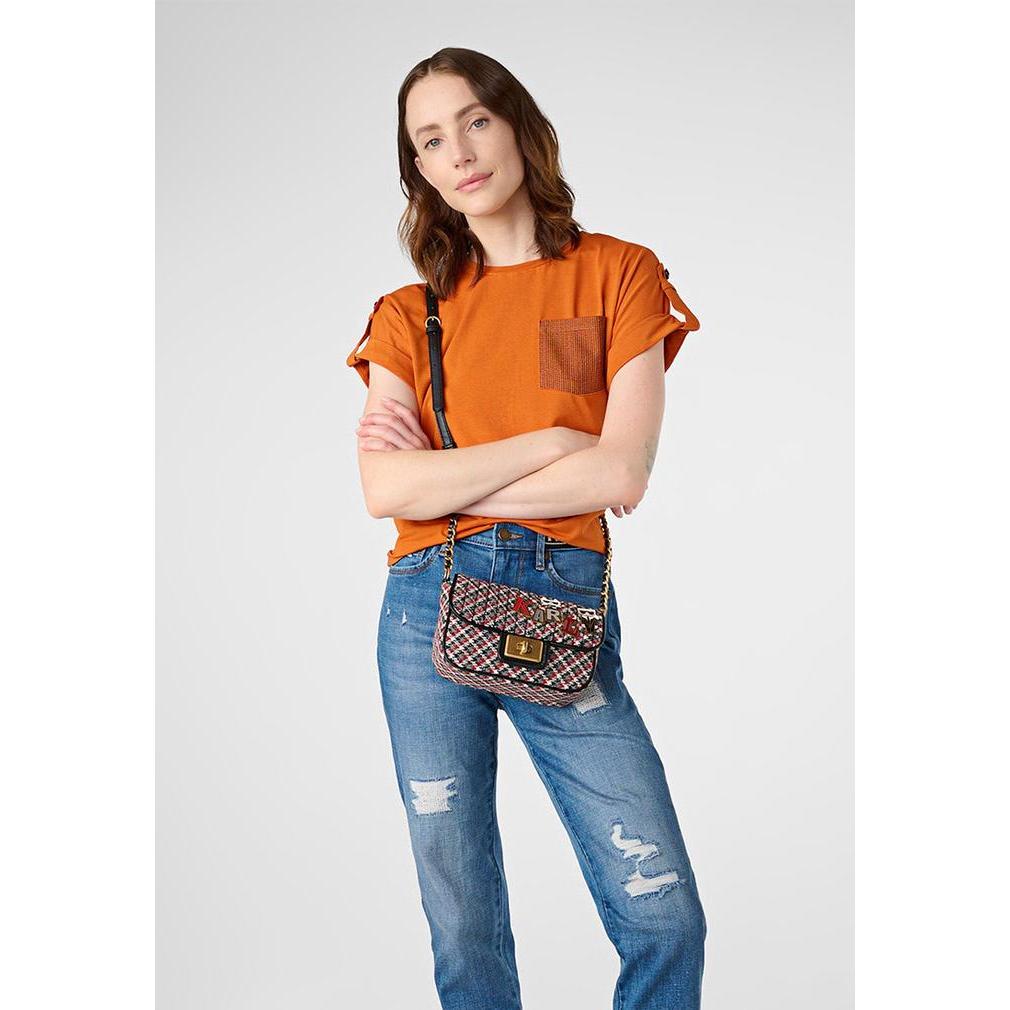terlaris Karl Lagerfeld Agyness Shoulder Bag Small 100% ori