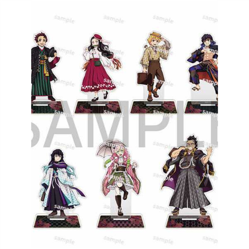 Demon Slayer 5Th Annrsary Hashia Inosuke Nezuko Kamado Tanjirou Acrylic Stand Doll Anime Rengoku