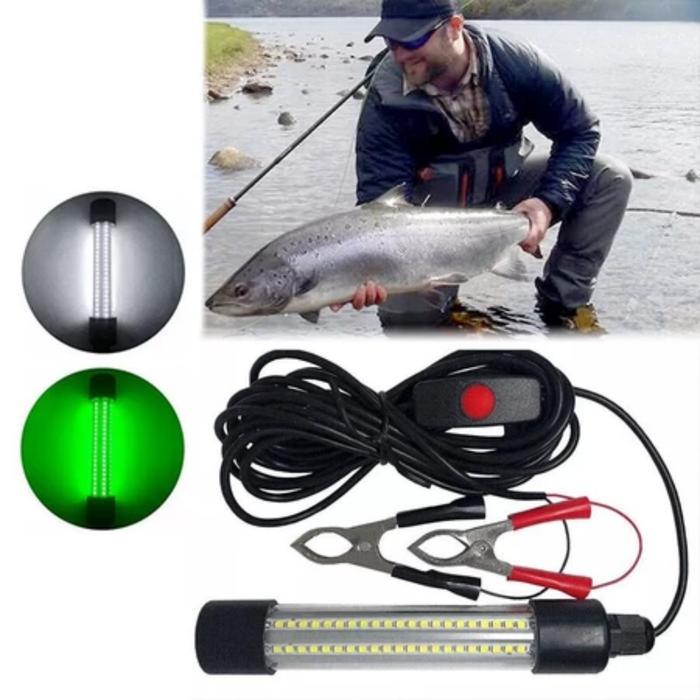 Lampu Umpan Ikan Lampu Led Bawah Air Lampu Memancing Lampu Biru Umpan Cumi Baterai 48 Jam