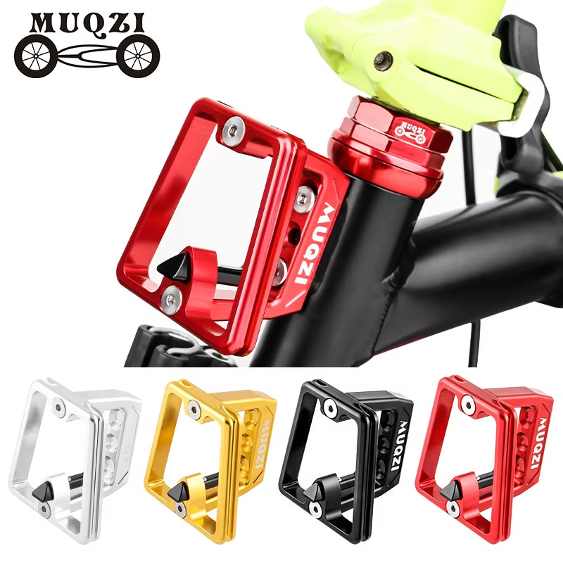 Folding Front Bag Carrier Block Bag Bracket For Brompton Dahon Front Carrier Mount Adapter Cycling
