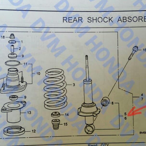 Shockbreaker Belakang Ikybi Crv Re