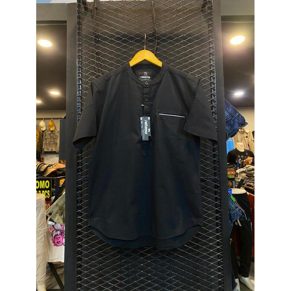 Kemeja Koko Retama Premium/Terlaris/Koko Viral// Muslim Panjang Pria Tebal Dewasa Katun Baju Kurta