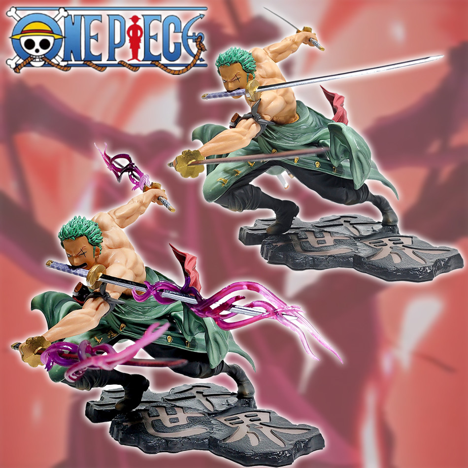 Anime One Piece Anime Figure Roronoa Zoro Three-blade Sa-maximum Manga Anime Statue Action Figure