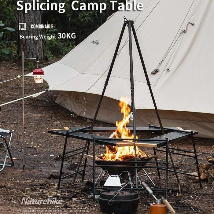 MEJA LIPAT NATUREHIKE NH20JJ012 PIKNIK PORTABLE CAMPING OUTDOOR BBQ