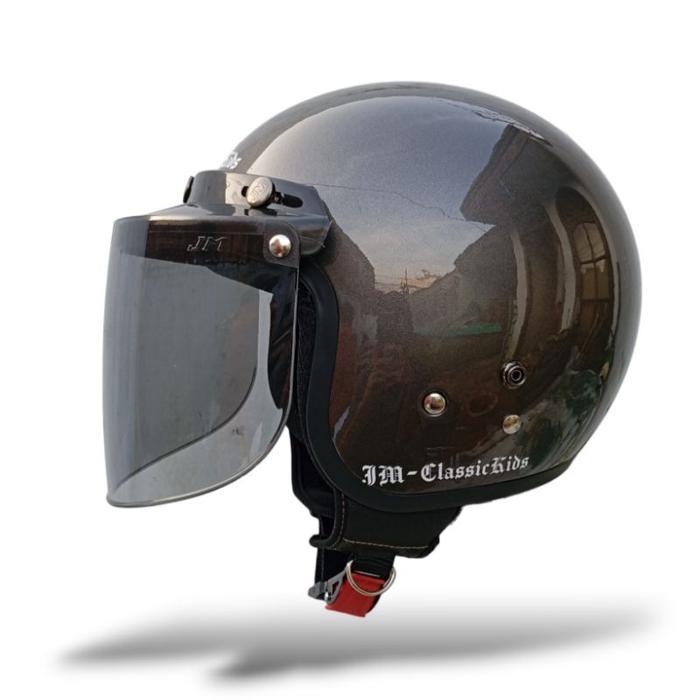 helm anak bogo polos tanggung