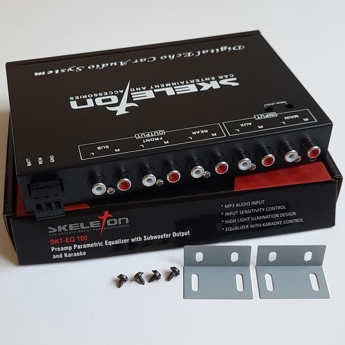 "New" Preamp Parametric Equalizer Mobil Dengan Subwoofer Output