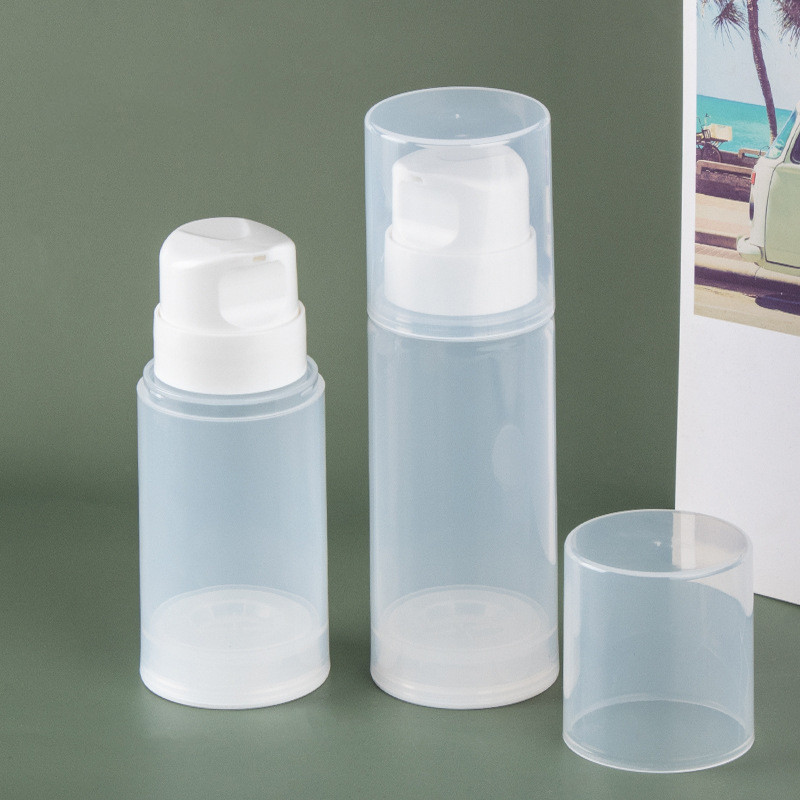 150ml/200ml/250ml Travel Portable Vacuum Bottling Push-Type Airless Pump Lotion Bottle DIY Cosmetics