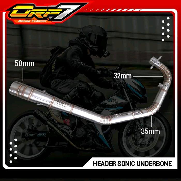 Leher Header Sonic 150 Underbone Leher Knalpot Sonic 150 Underbone