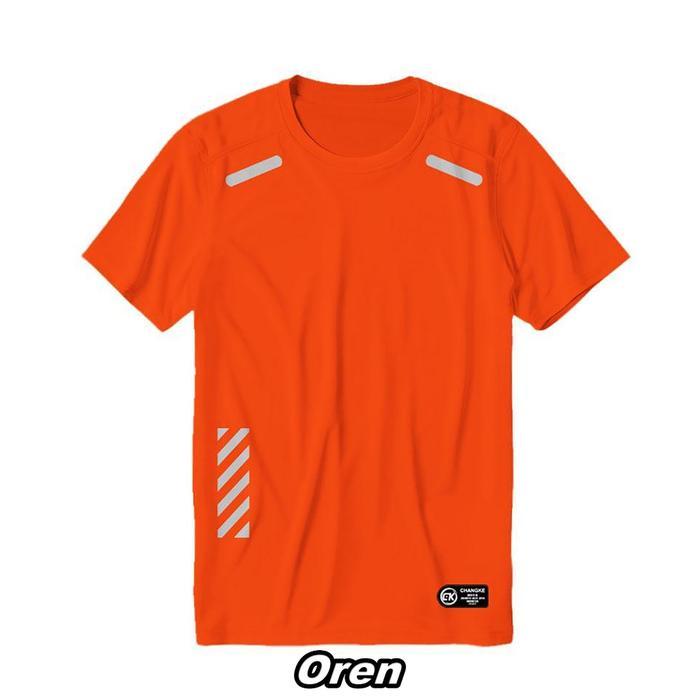 COD Kaos Jersey atasan Dryfit Pria/Wanita Running Sepakbola Futsal Gym Fitness Badminton Lari Polos