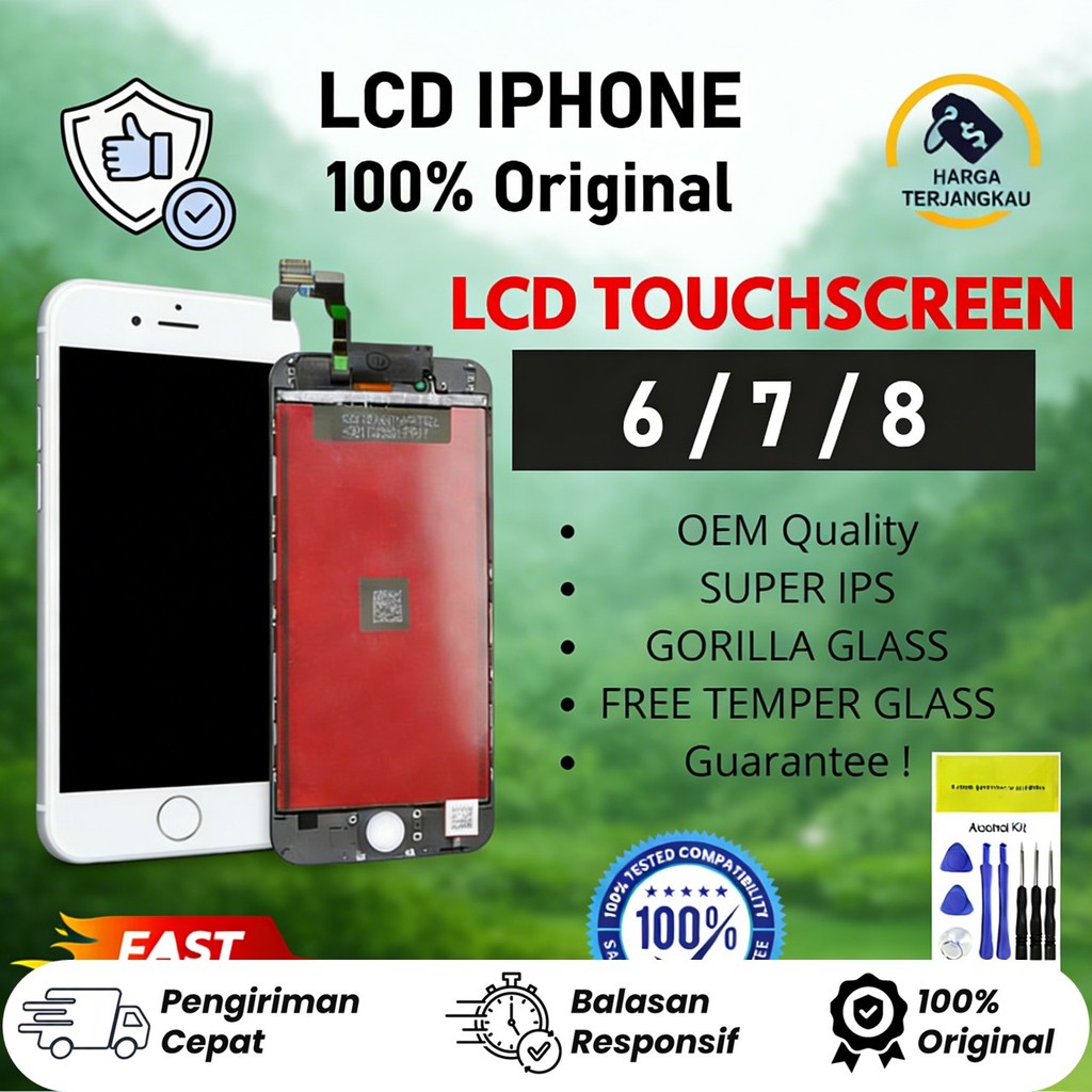 LCD IP 7 Plus Fullset LCD Touchscreen Original / LCD IPHONE 7 PLUS ORIGINAL 100%