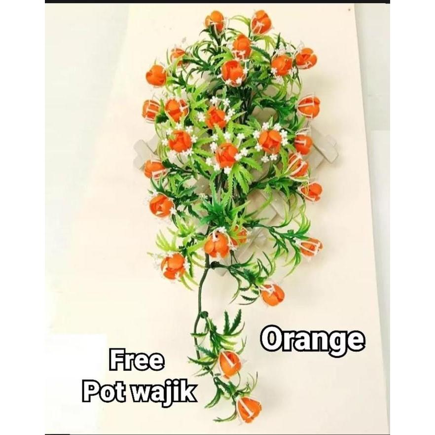 BUNGA RAMBAT DINDING/RAMBAT ARTIFICIAL/BUNGA PLASTIK/BUNGA HIAS/
