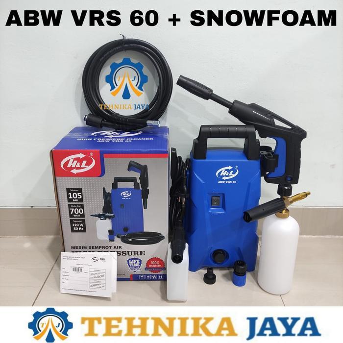 Steam Jet Cleaner H&L ABW VRS 60 Mesin Semprot Air Cuci Mobil Motor AC