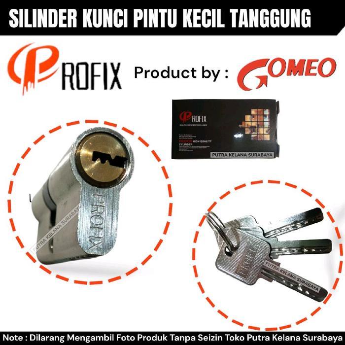 Silinder Kunci Pintu Kecil Tanggung PROFIX Anak Kunci 3 / Anak Kunci Pintu Kecil Tanggung PROFIX