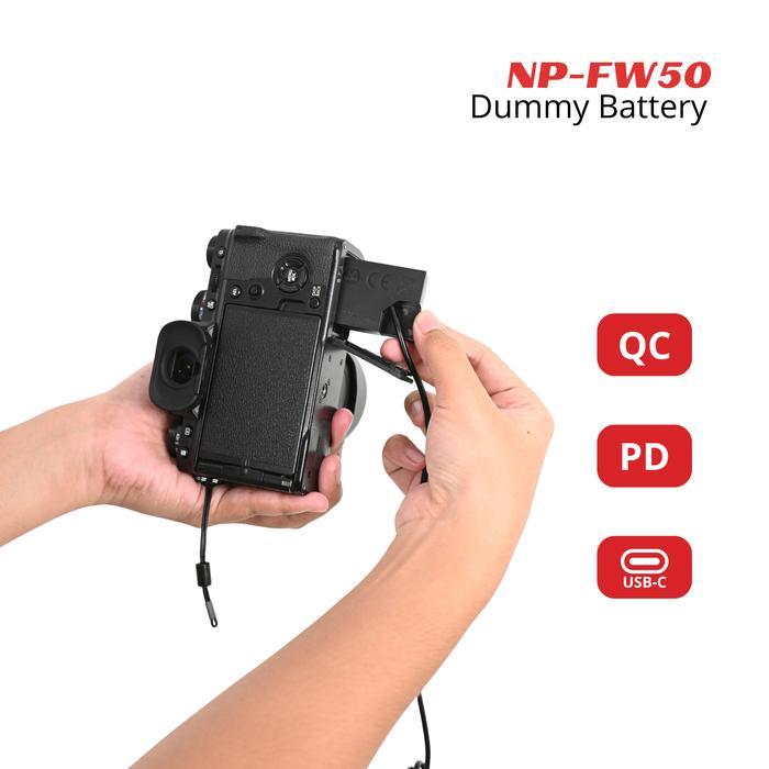 Takara Dummy Battery USB Type-C for SONY NP-FW50