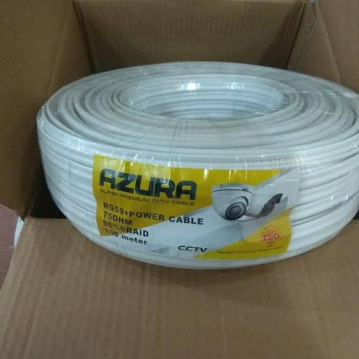 Kabel Cctv Rg 59 + Power 100 Meter Kualitas Kabel Cctv Di jamin Bagus