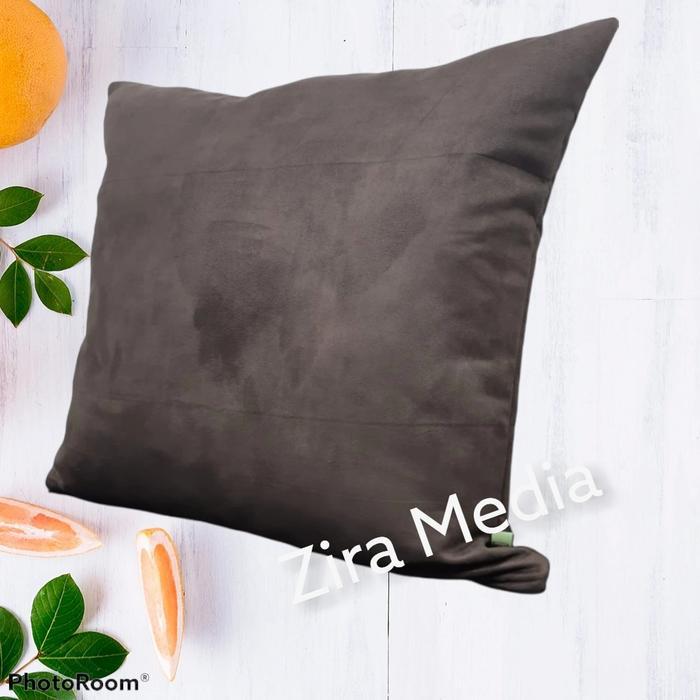SARUNG BANTAL SOFA SUEDE, SARUNG BANTAL KURSI SOFA 60 X 60, 70 X 70
