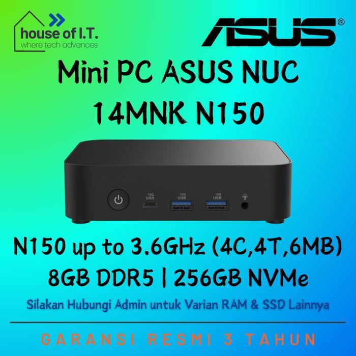 New Mini PC ASUS NUC N150 NUC14MNK15 Intel NUC NUC14MNK15 - ASUS Mini PC