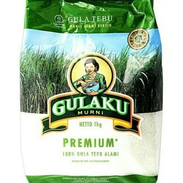 Gulaku Hijau Gula Pasir Premium 1 Kg Perkarton Isi 24 Tbk