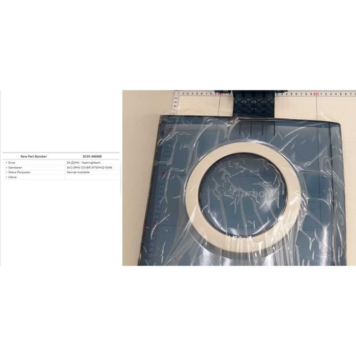 SIAPKIRIM TUTUP COVER SPIN MESIN CUCI SAMSUNG WT75H3210MB DC81-00696B (NO. LOKASI : 11) READY STOCK