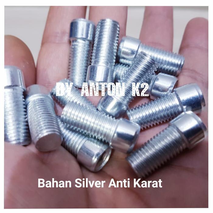 "New" BAUT KACA SPION TOMOK VARIASI MUR SEKRUP L6 UKURAN DERAT 12/14 KIRI