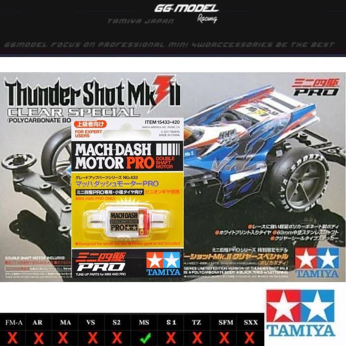 TAMIYA 95463 THUNDER SHOT MK.II CLEAR SPECIAL - MACH DASH MOTOR PRO