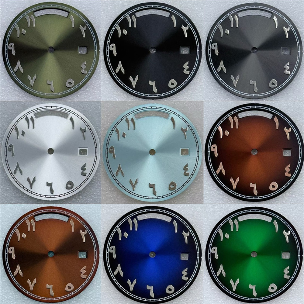 Suitable For 8285 Movement Dial No 8285 Watch Ification Middle Dial Eastern Arabic Numeral Dial 31Mm