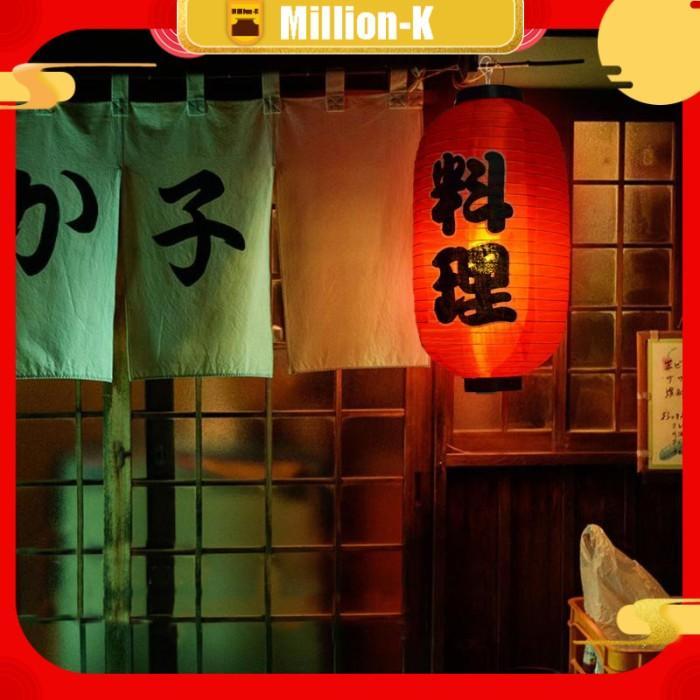 Japanese Satin Lantern / Lampion Capsule Jepang / Lampion Japanese Satin Lampion Dekorasi Ramen