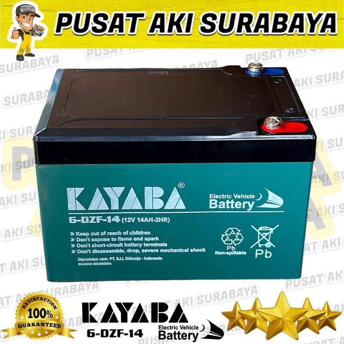 SOLANA 6DZF12 KAYABA 6DZF14 ELETRIC VEHICLE BATTERY BERKUALITAS SELIS TIGER MIGO GODA VOLTA SOLANA