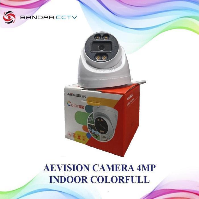 Aevision Ip Camera Indoor Cctv Colorfull + Audio 4Mp