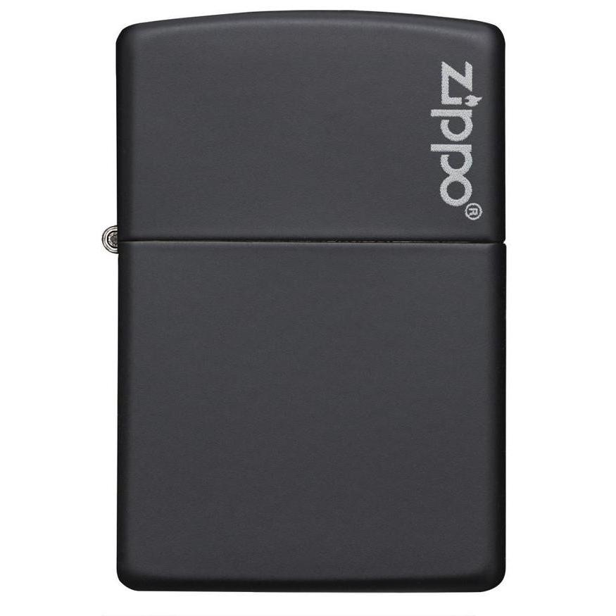 Zippo Original 218Zl Black Matte W/ Zippo Logo