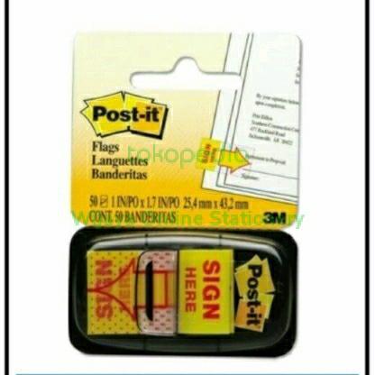 Post-It 3M Sign Here 680-9 (Pc)